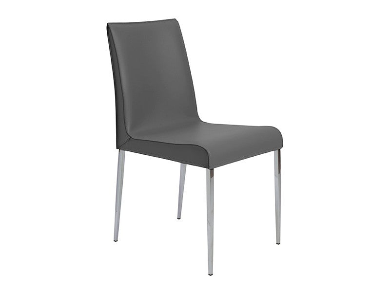 Set of Two Cam Side Chairs in Grey design by Euro Style