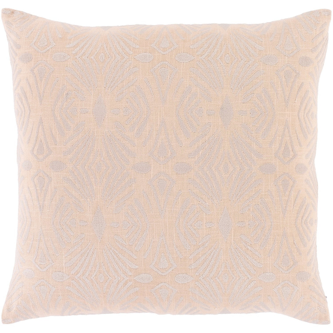 Accra ACA-005 Woven Square Pillow in Peach & Lilac by Surya