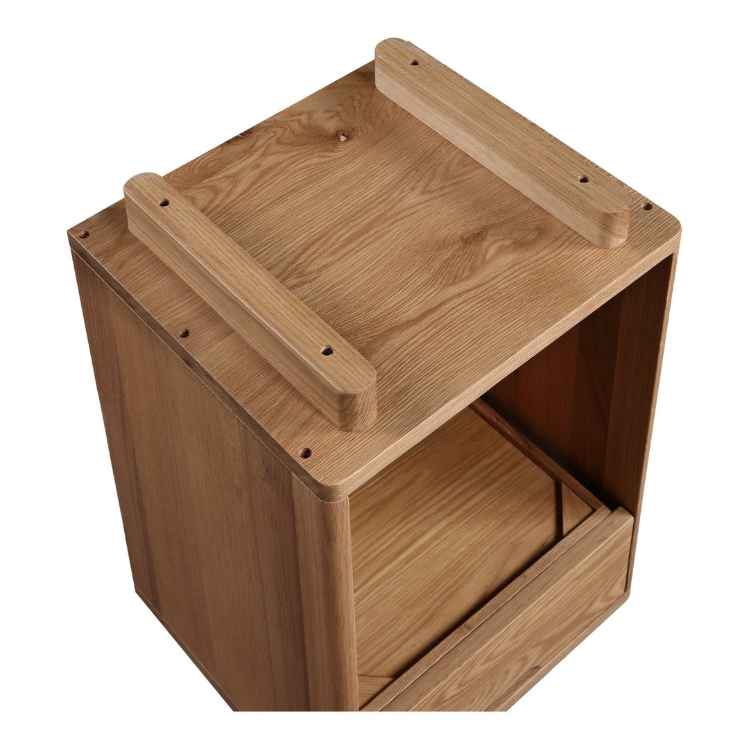 Osamu Oak Nightstand 5