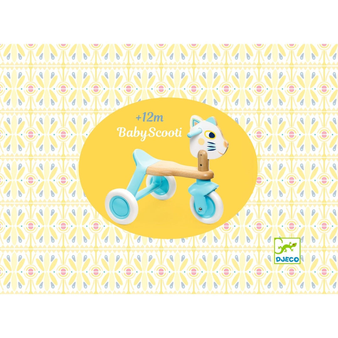 babyscooti ride on tricycle by djeco dj06133 2