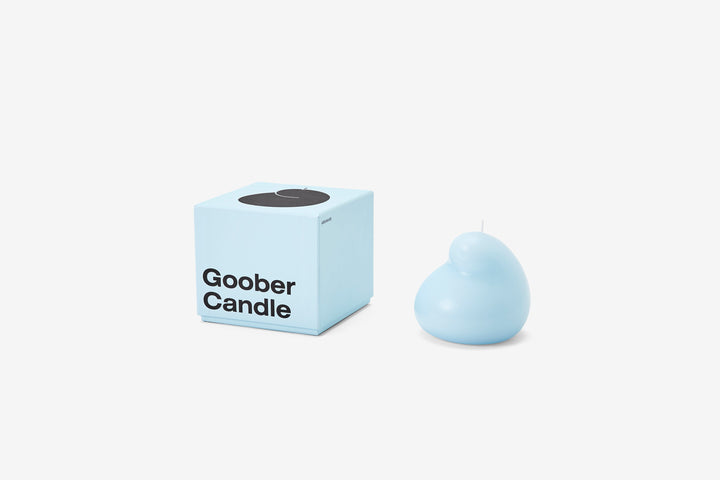 Goober Candle Eh in Blue design by Areaware