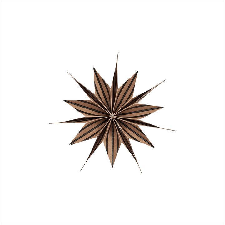 Toppu Christmas Star in Brown/Black 1