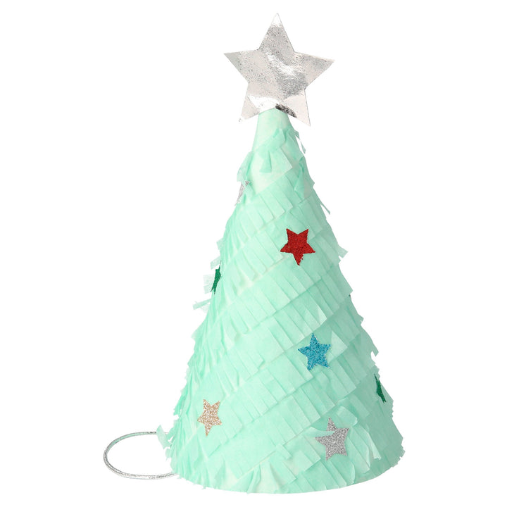 fringed christmas tree party hats by meri meri mm 217774 2