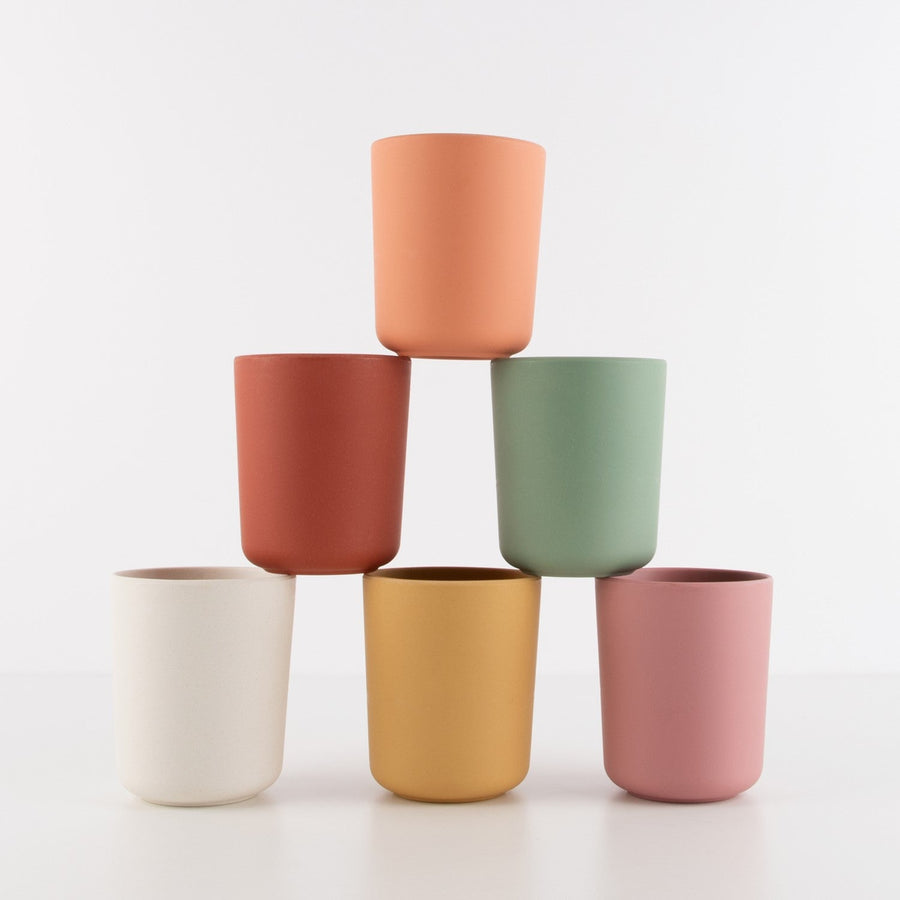 earthy reusable bamboo cups by meri meri mm 225549 1