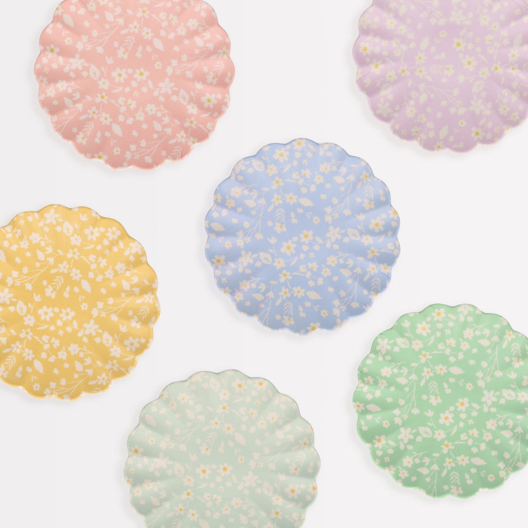 floral reusable bamboo plates by meri meri mm 271210 2