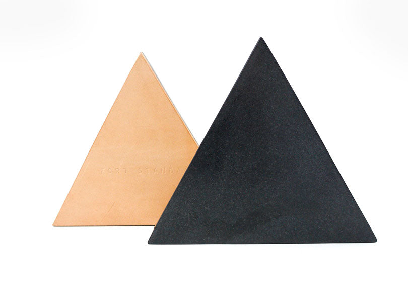 Black Granite Trivet in Various Shapes design by Fort Standard