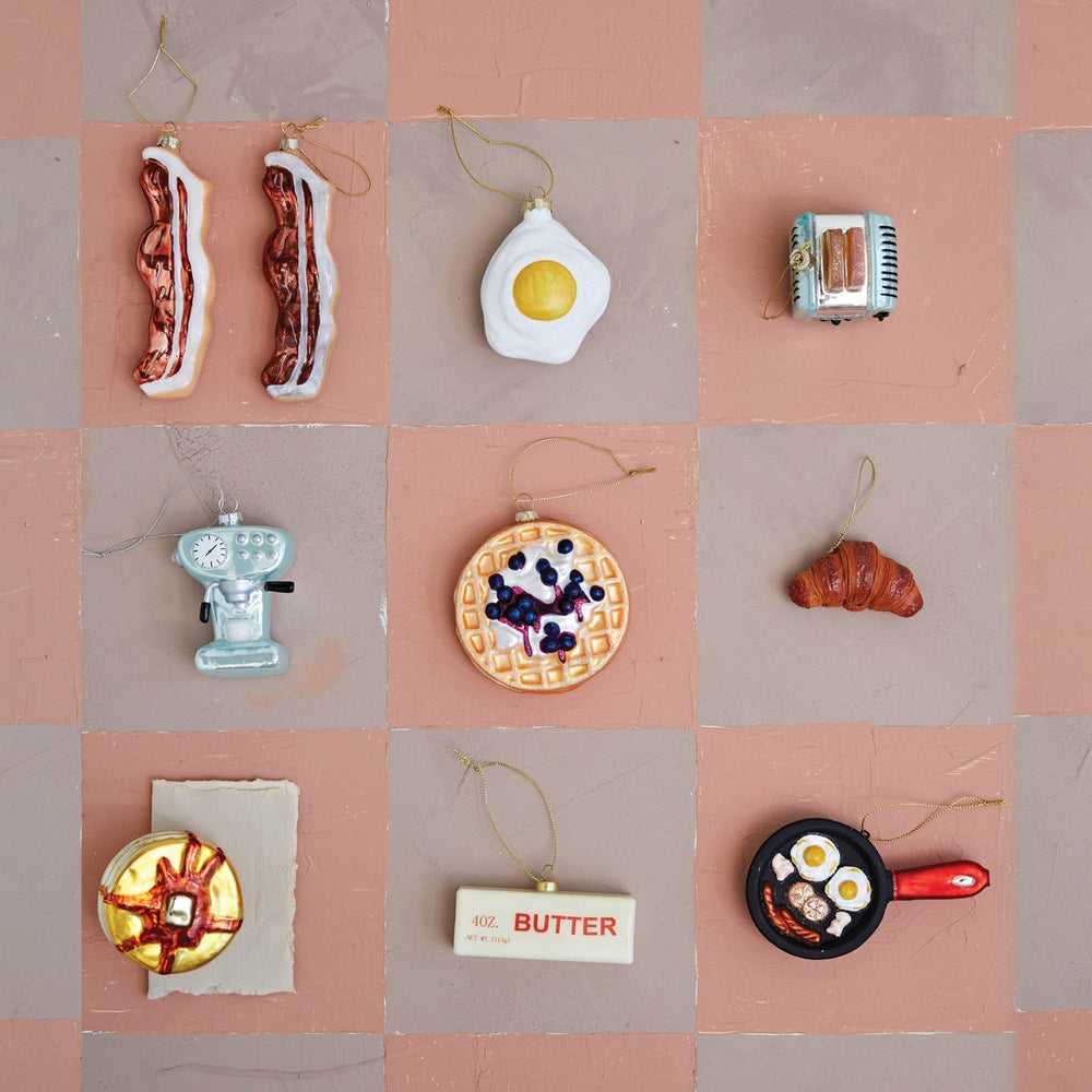 Hand-Painted Bacon Ornament