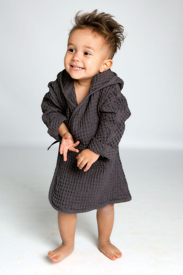 Big Waffle Junior Bathrobe in multiple colors