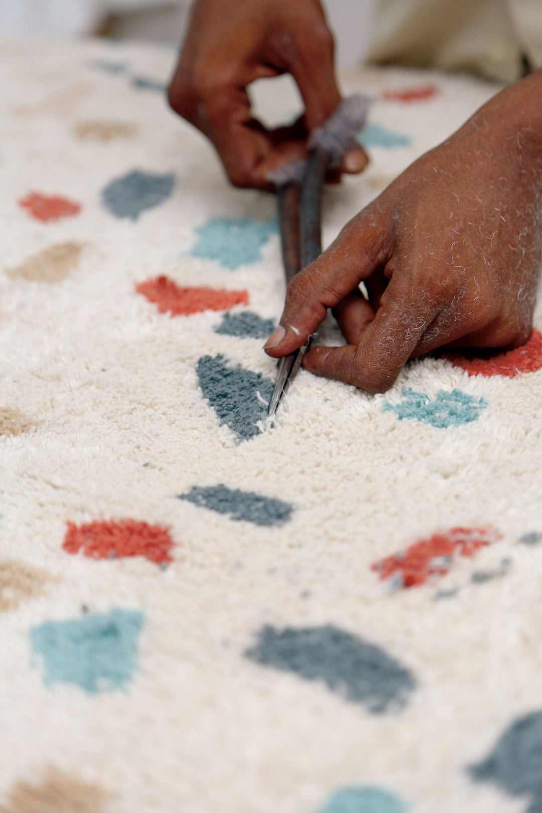 Terrazzo Rug in Marble design by Lorena Canals