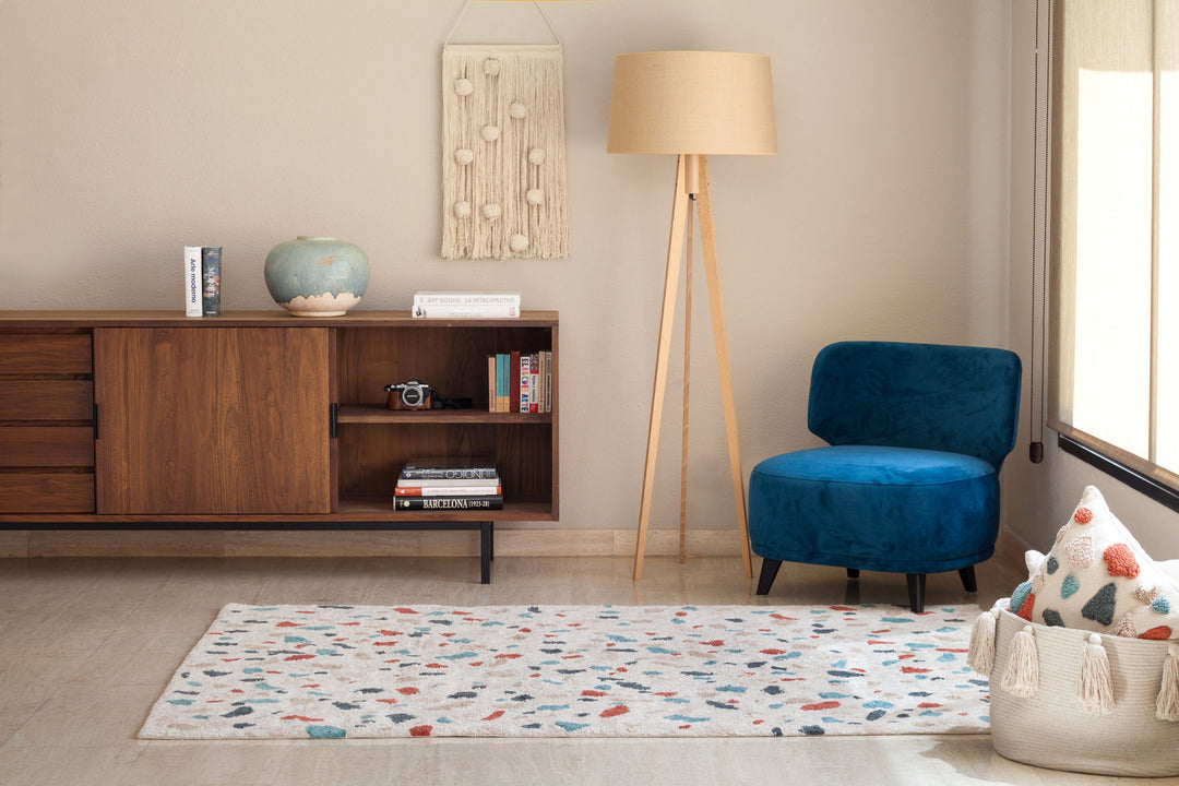 Terrazzo Rug in Marble design by Lorena Canals