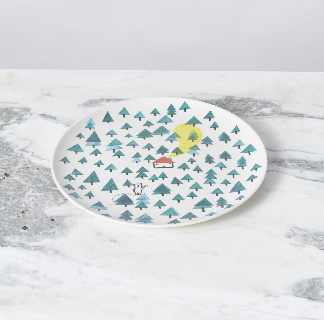 Illustrated Plate Set by Fable New York