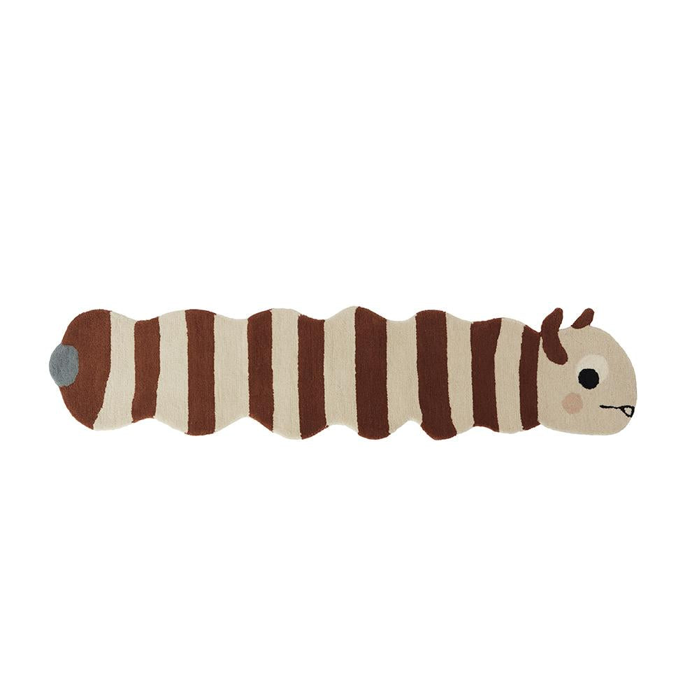 Leo Larva Rug - Caramel / Offwhite