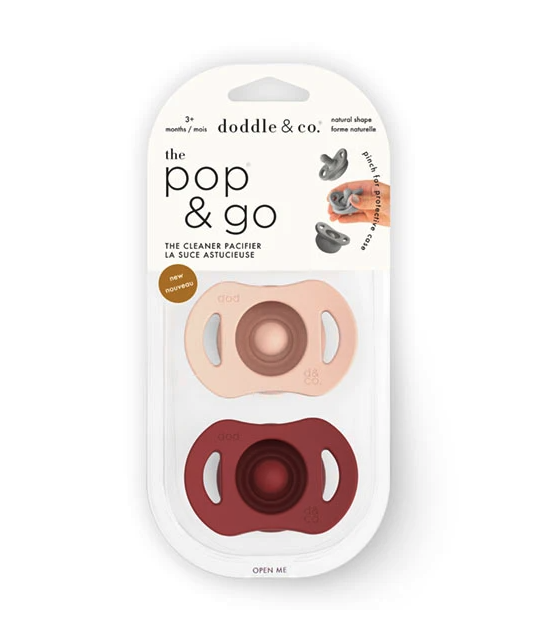 Pop & Go: just peachy + upper rust (twin-pack) - by doddle & co.