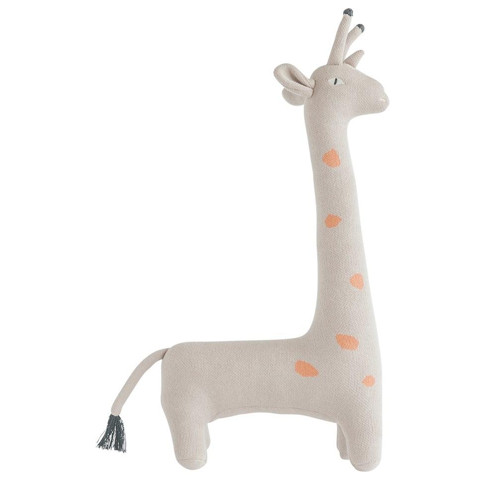 Grey Knit Giraffe