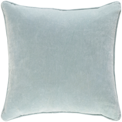 Safflower Pillow in Sea Foam